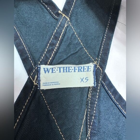 FREE PEOPLE We The Free Ziggy Denim Overalls Size XSMALL - Picture 15 of 16